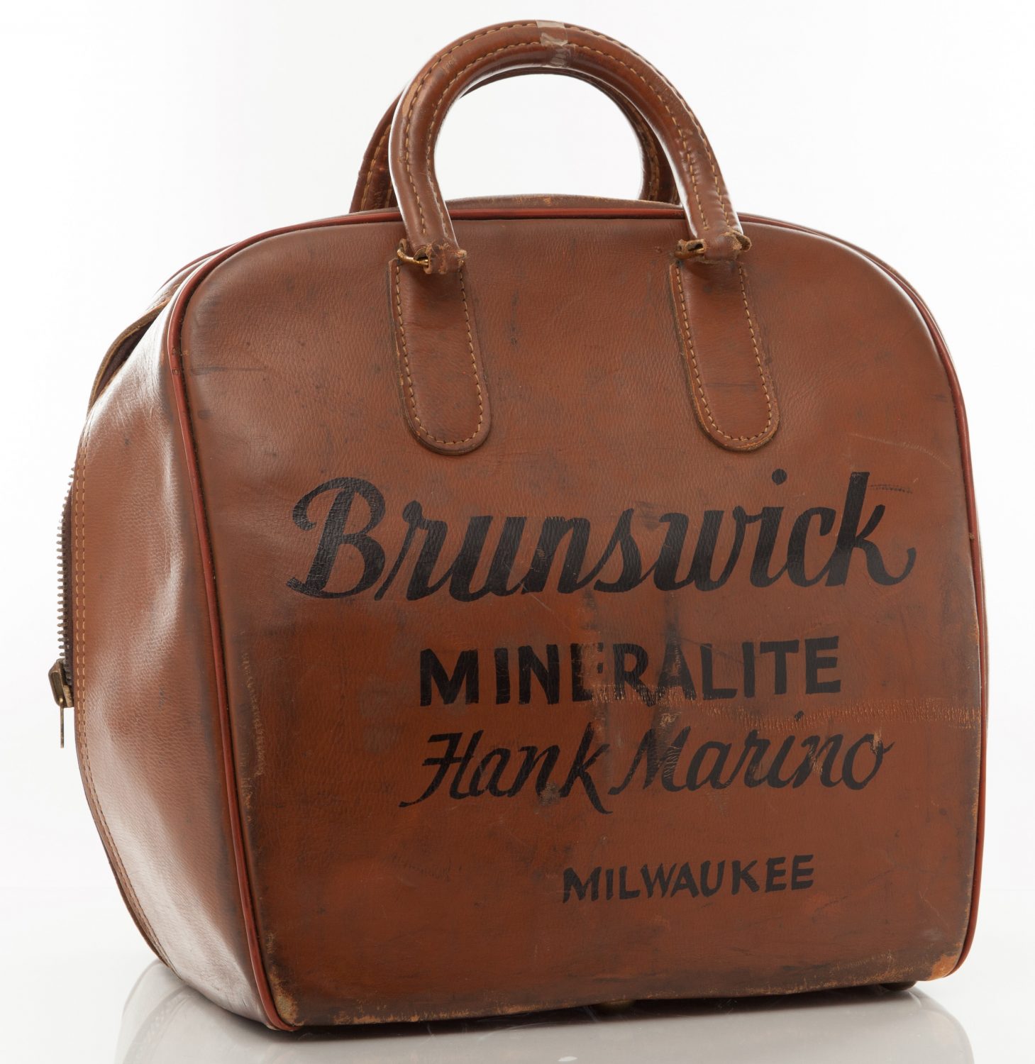 Vintage One Ball Brunswick Bowling Bag Black/Gray/Silver/Maroon/ bowling  bag/retro bowling/ sports bag/1980s